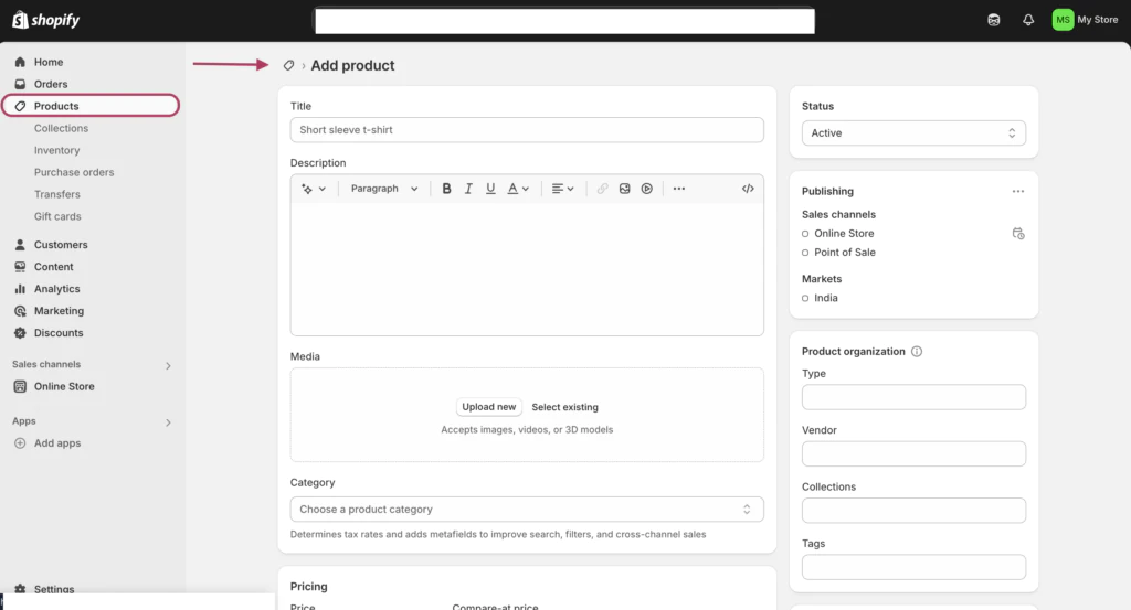 Shopify-add-product