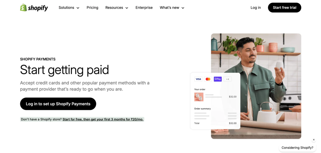 Shopify payments