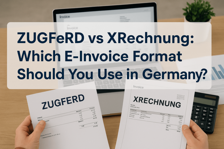 Gängige Mythen Mythos: „E-Rechnungen sind einfach nur PDF-Rechnungen, die per E-Mail verschickt werden.“ Realität: Nein! Eine digitalisierte Rechnung ist nicht automatisch eine E-Rechnung. Eine digitalisierte Rechnung ist eine physische Version einer Rechnung, die gescannt und in ein digitales Format konvertiert wurde. EineE-Rechnungwird dagegen von Anfang an in einem strukturierten elektronischen Format erstellt, das eine automatische Verarbeitung ermöglicht. 2. Mythos: „Ich muss ein Format auswählen und dabei bleiben.“ Realität: Viele Unternehmen verwenden je nach den Anforderungen ihrer Kunden beide Formate. 3. Mythos: „Das ist zu kompliziert für kleine Unternehmen.“ Realität: ZUGFeRD bietet einen flexibleren Ansatz und erleichtert Unternehmen jeder Größe die Einführung der elektronischen Rechnungsstellung.