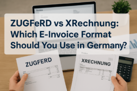 Gängige Mythen Mythos: „E-Rechnungen sind einfach nur PDF-Rechnungen, die per E-Mail verschickt werden.“ Realität: Nein! Eine digitalisierte Rechnung ist nicht automatisch eine E-Rechnung. Eine digitalisierte Rechnung ist eine physische Version einer Rechnung, die gescannt und in ein digitales Format konvertiert wurde. EineE-Rechnungwird dagegen von Anfang an in einem strukturierten elektronischen Format erstellt, das eine automatische Verarbeitung ermöglicht. 2. Mythos: „Ich muss ein Format auswählen und dabei bleiben.“ Realität: Viele Unternehmen verwenden je nach den Anforderungen ihrer Kunden beide Formate. 3. Mythos: „Das ist zu kompliziert für kleine Unternehmen.“ Realität: ZUGFeRD bietet einen flexibleren Ansatz und erleichtert Unternehmen jeder Größe die Einführung der elektronischen Rechnungsstellung.
