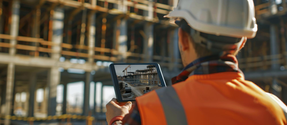 AI construction site monitoring