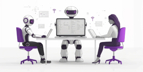 poster-robot-digital-chatbot-technology